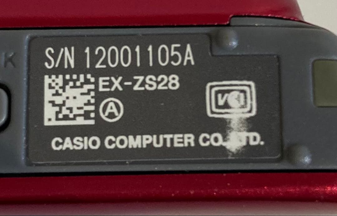 デジカメ CASIO EXILIM EX-ZS28 エクシリム レッド カシオ