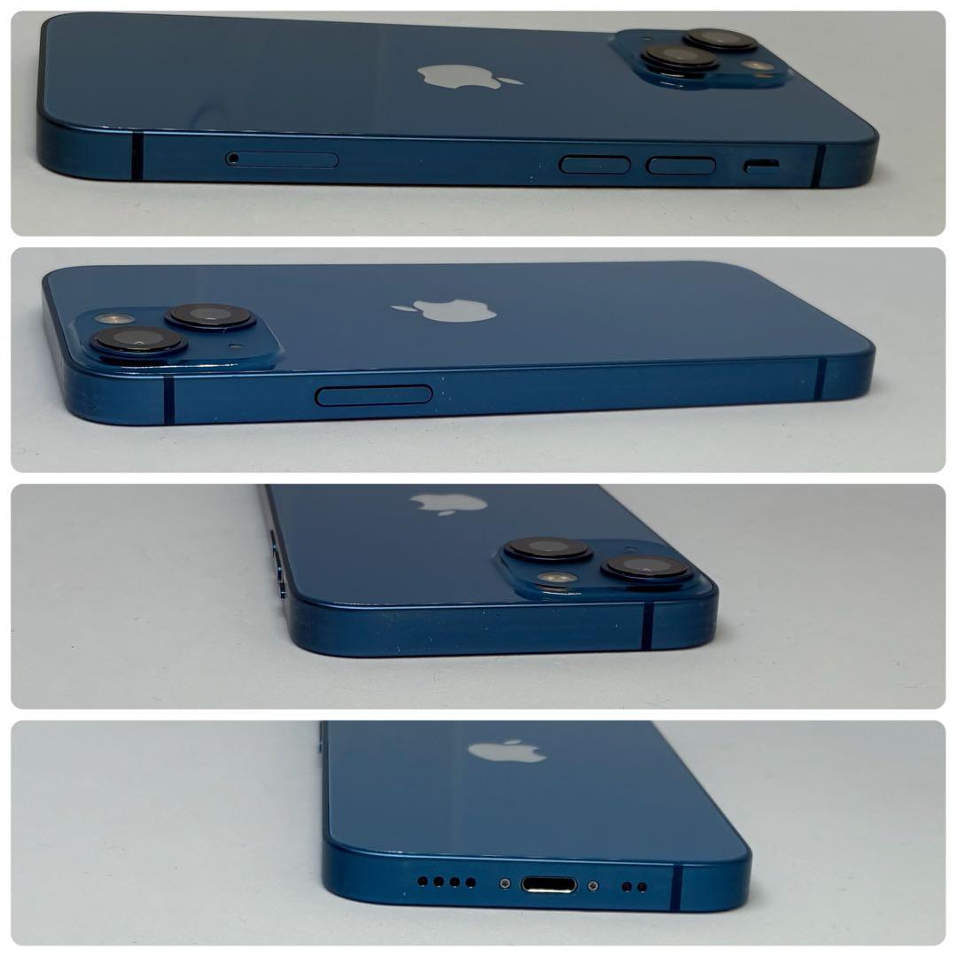 M61【電池新品　100％表示】 iPhone 13mini　128GB　ブルー