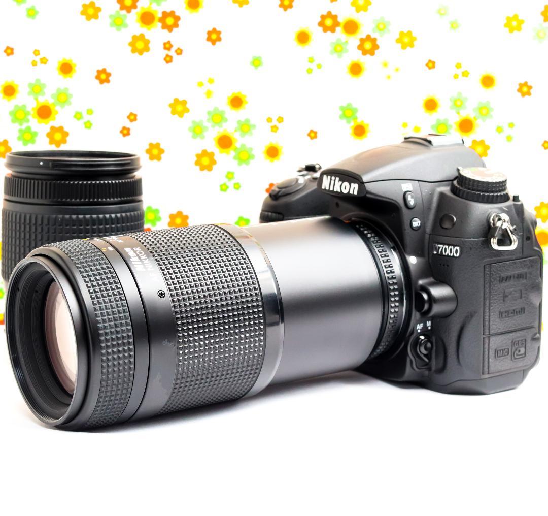 ニコン Nikon D7000☆スマホに転送可♪☆超望遠レンズ付☆一眼レフ