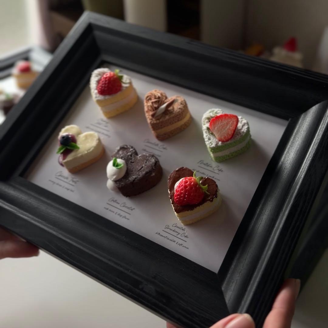 【Valentine collection】６種のハートケーキフレーム