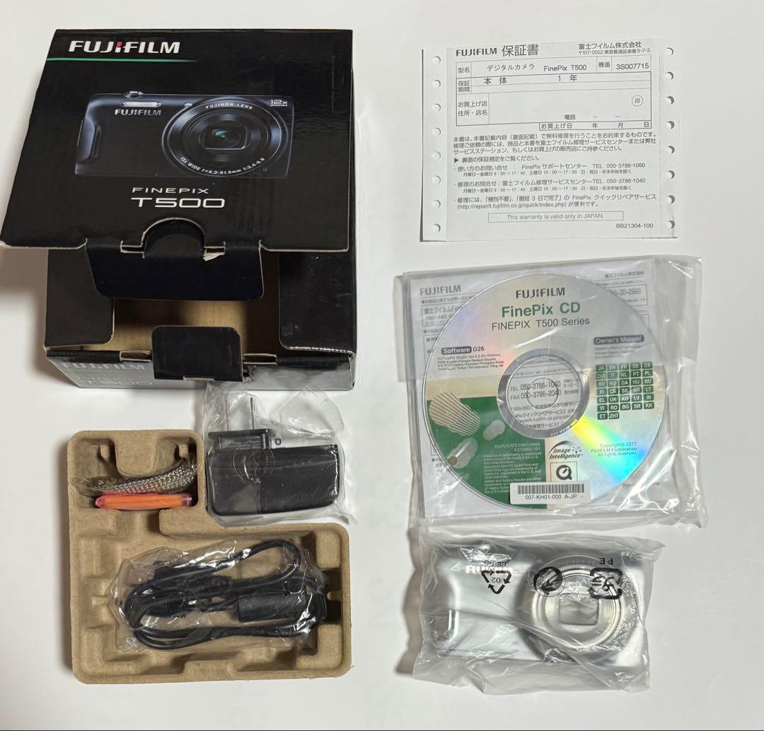 【美品ジャンク】FUJI FILM FinePix T FINEPIX T500
