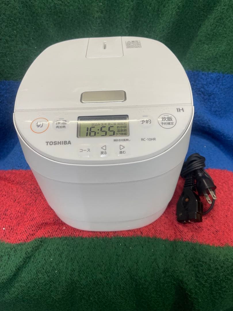 東芝 IH炊飯器 RC-10HR 5.5合炊き ホワイト TOSHIBA