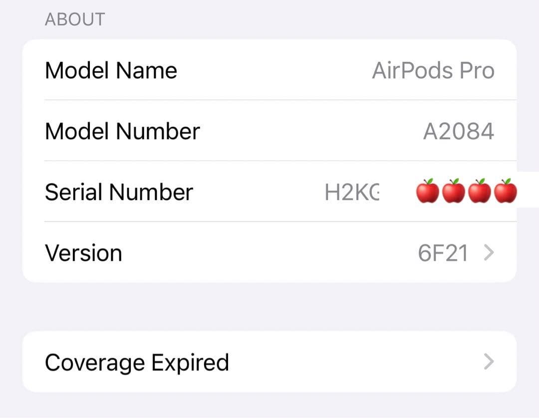 【Apple】Airpods Pro第1世代★本体箱ケーブルイヤチップ