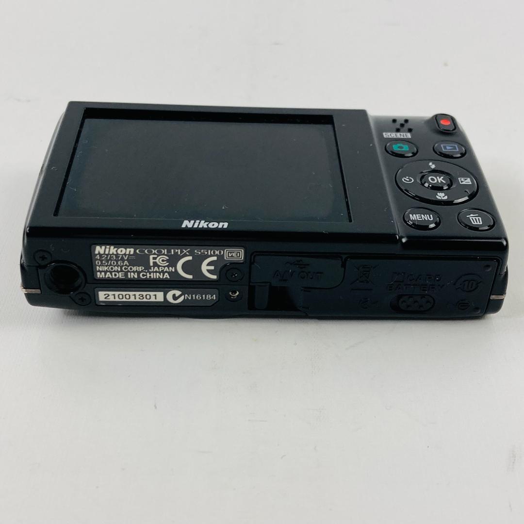 Nikon COOLPIX S5100 ブラック 付属品完備 デジカメ コンデジ