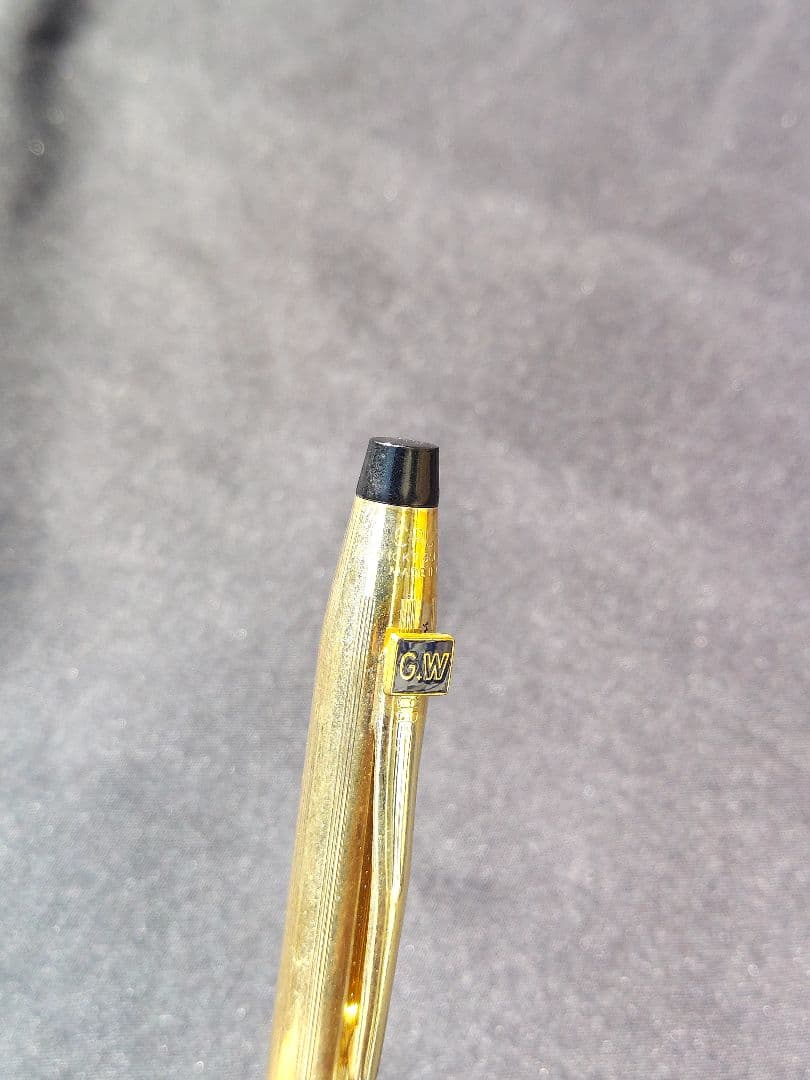 【２本セット】クロス　ボールペン　金張り・銀張り