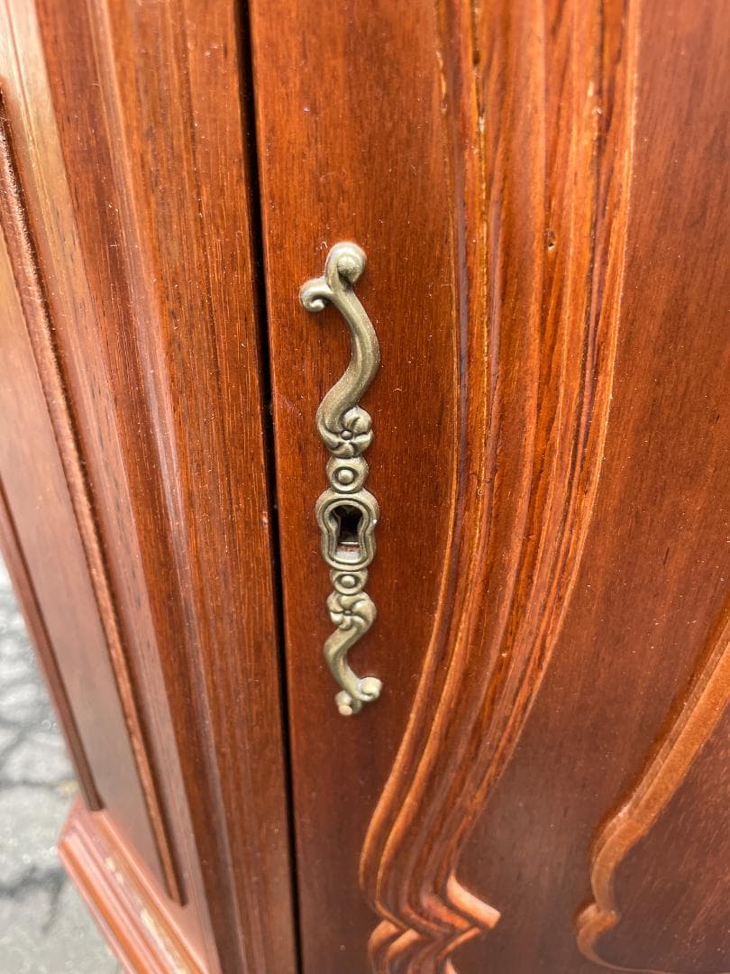 イタリア製 輸入家具 サイドボード リビングボード 象嵌 アンティーク風