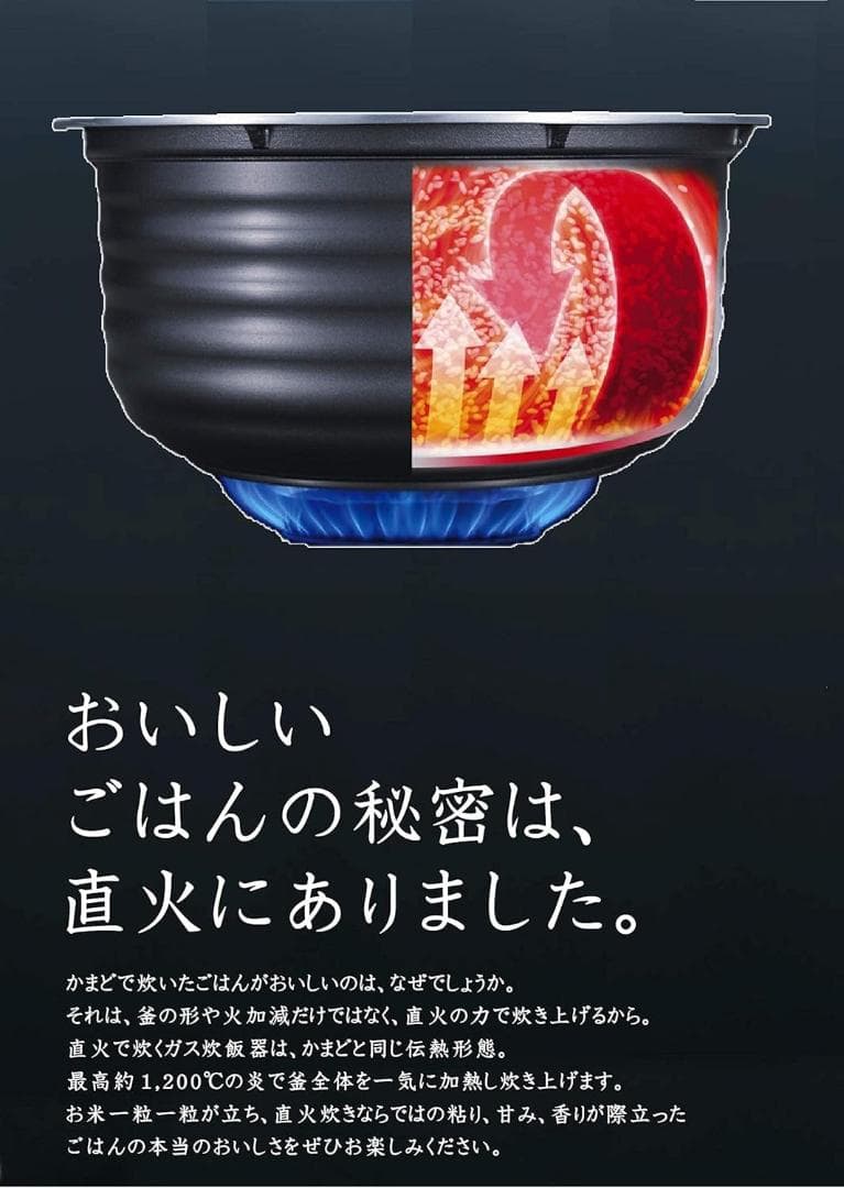 リンナイ◎都市ガス炊飯器5合 こがまる◎RR－050VQT　2021年製