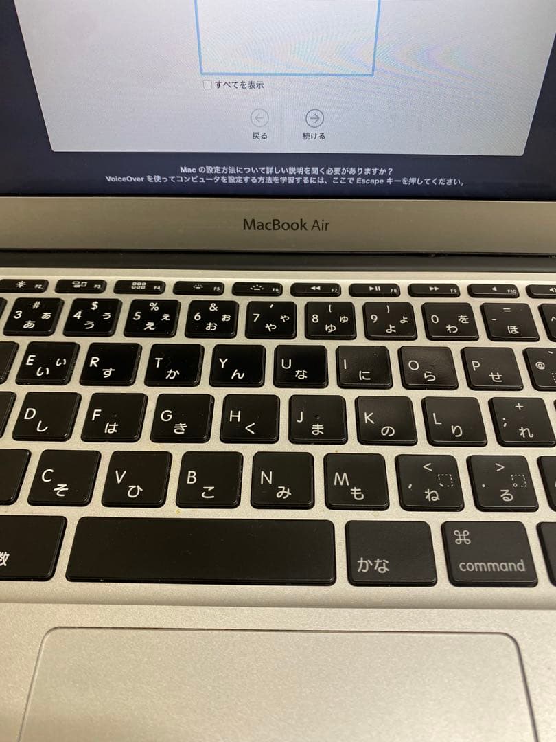 【MacBook Air 2014 11インチ i5 4GB 初期化済み 現状