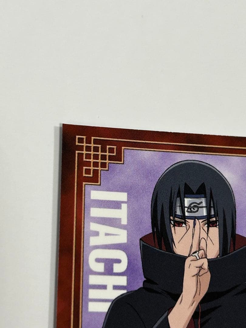 ナルト　カード　NARUTO うちはイタチ　エッチングカード　SH.009