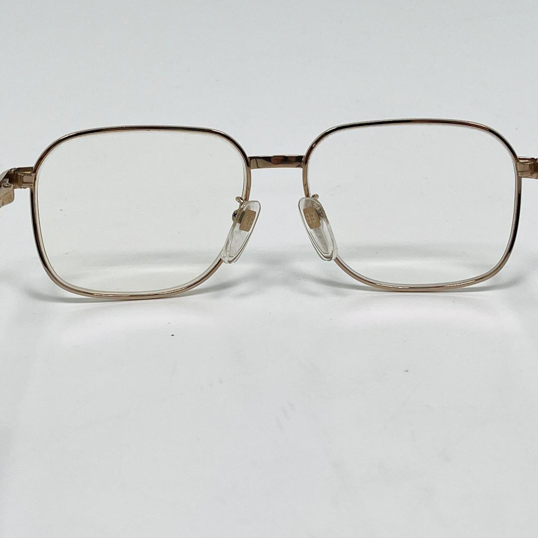 BALENCIAGA バレンシアガ メガネ ゴールド 度入り B5-9701