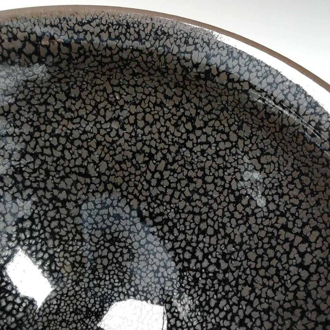 Ｔ７２　茶碗　『油滴天目茶碗』『柴田増三』　共箱　抹茶碗　茶道具