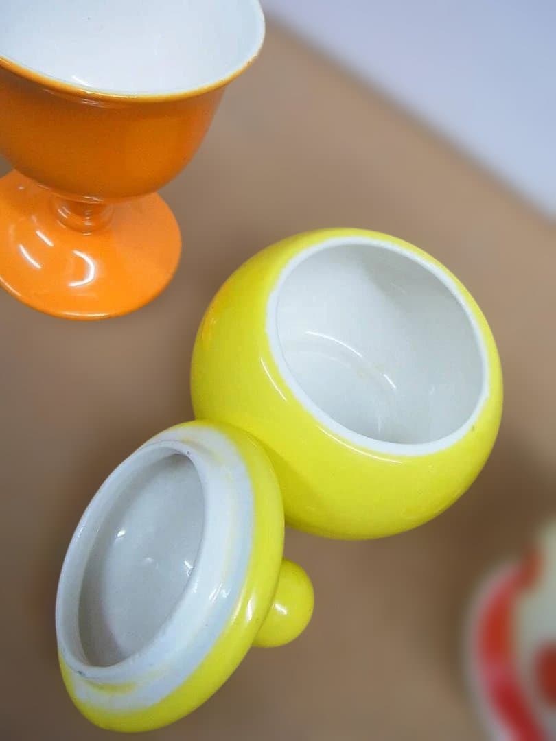 当時もの　ルネ　食器3点　昭和