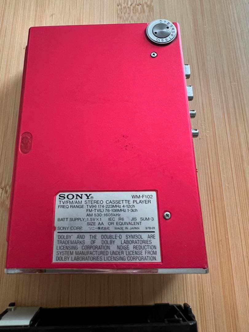 SONY WALKMAN AUTO REVERSE カセットプレーヤー