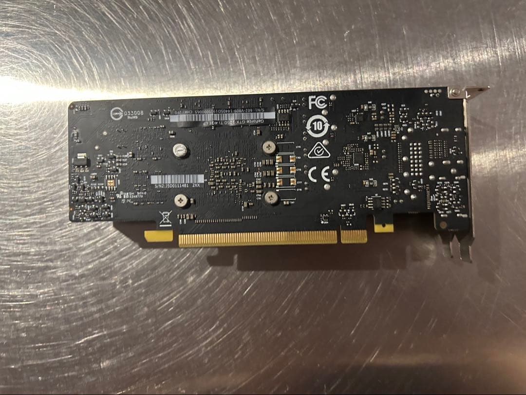 MSI GeForce GTX1050Ti ロープロファイルモデル