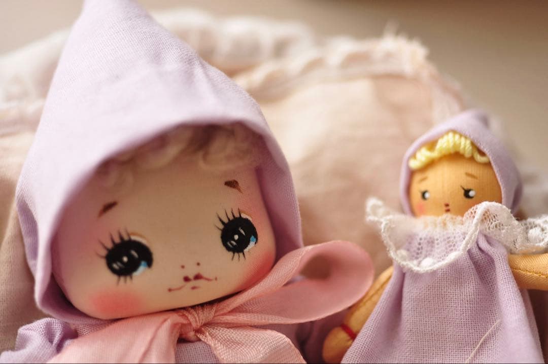 つきもとつきこの文化人形 るかべいびどーる 布人形 ヘロヘロ人形 レトロ