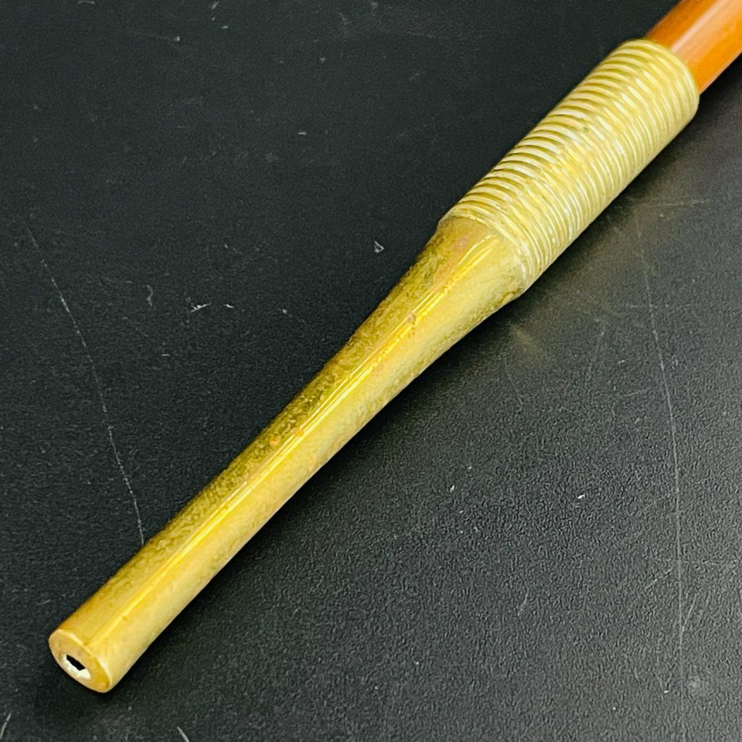 真鍮 キセル 煙管 ロング 約36.5cm 喫煙具 アンティーク R8SA107