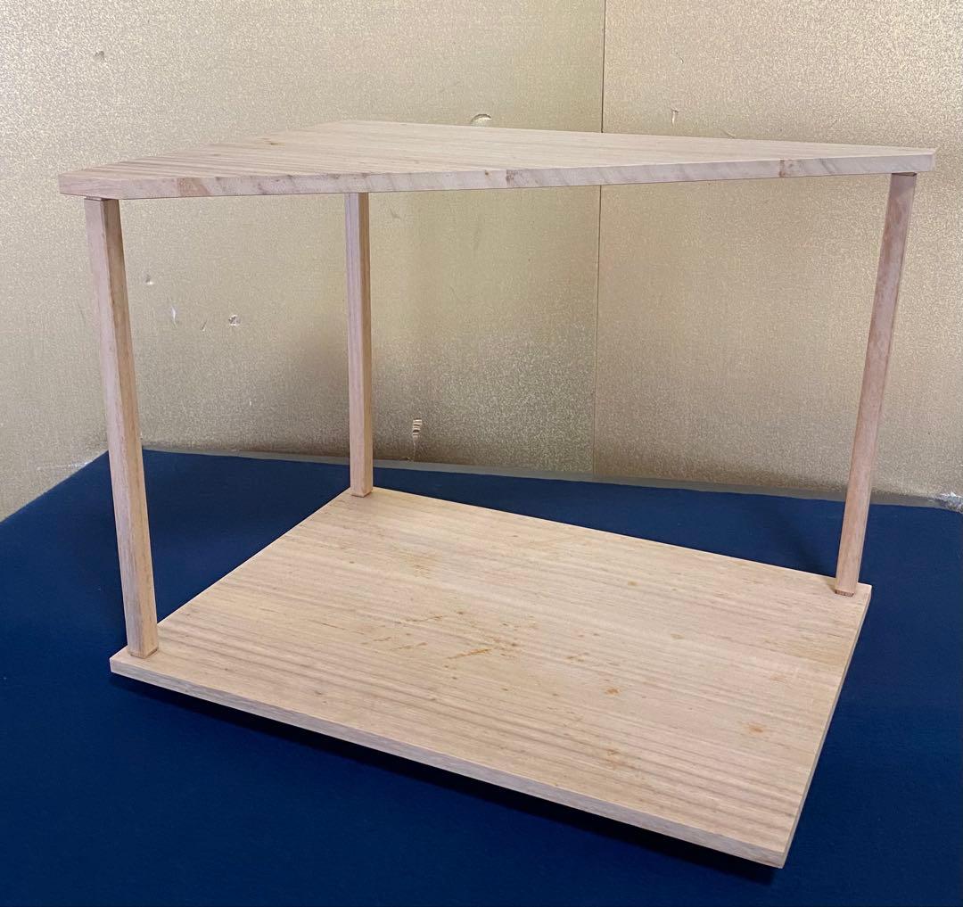 《R》茶道具 桐木地 山里棚 組立式 宗慶 元箱　260330B1