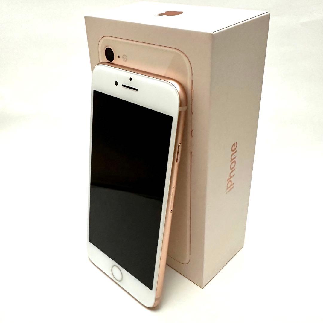 美品 iPhone 8 64GB ゴールド 本体 完動品 アイフォン