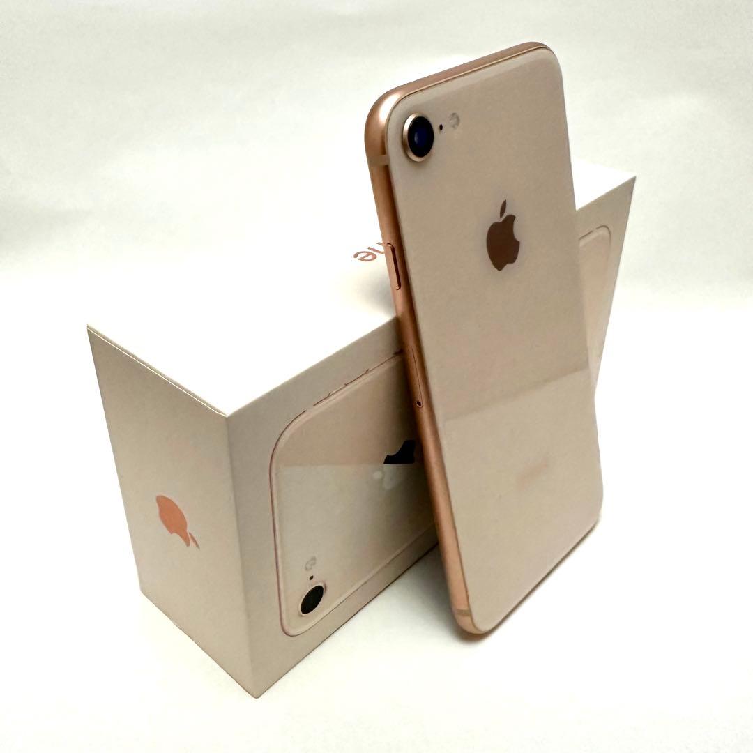美品 iPhone 8 64GB ゴールド 本体 完動品 アイフォン