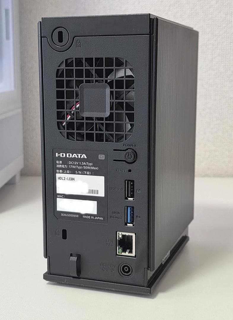 美品新品同様I-O DATA LAN DISK IL HDL2-LE04 4TB