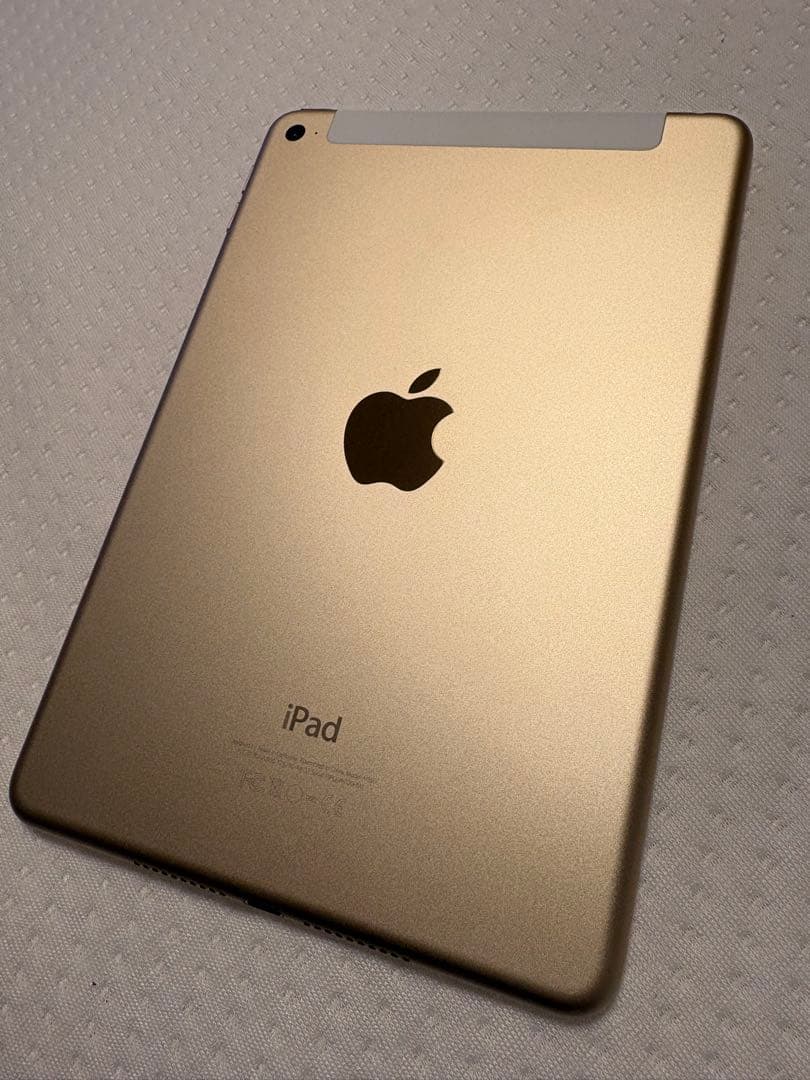 iPad mini 4 ゴールド Wi-Fi+Cellular 16GB 箱付き