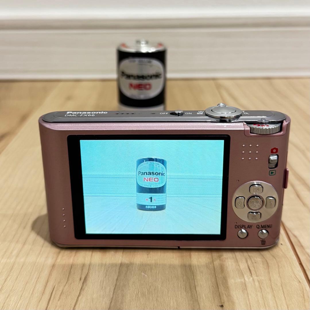 【美品】　Panasonic LUMIX DMC-FX66 デジカメ　ピンク