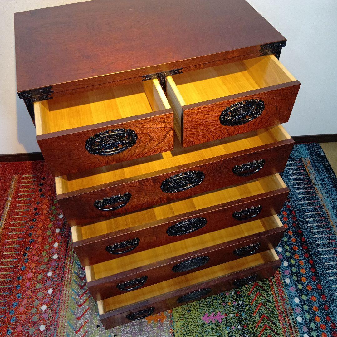 値下げ民芸箪笥　民芸家具　引き出し箪笥