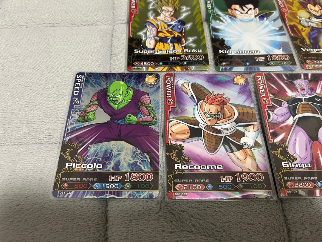 ドラゴンボールバトラーズ 英語版 スーパーレア　7種