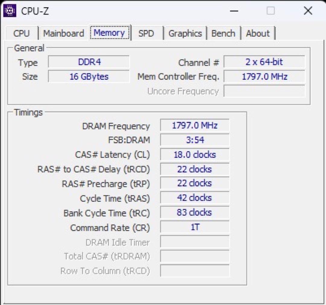 DDR4 メモリ PC4-21300 16GB(8GB×2)