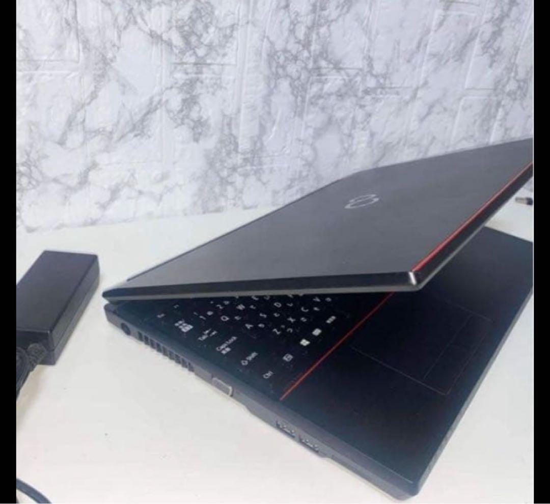 富士通　 Windows10 office付き　すぐ使える/使えやすいノートPC