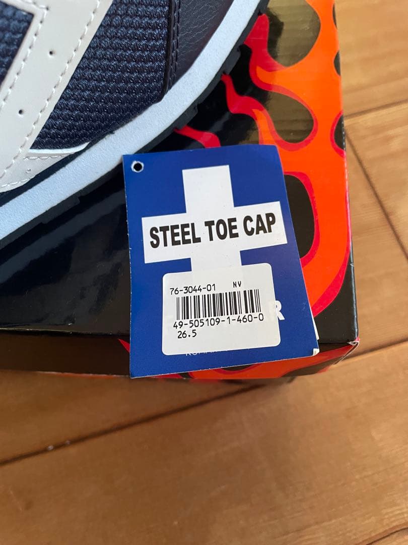 UNION 76 安全靴 76-3044 NAVY 26.5