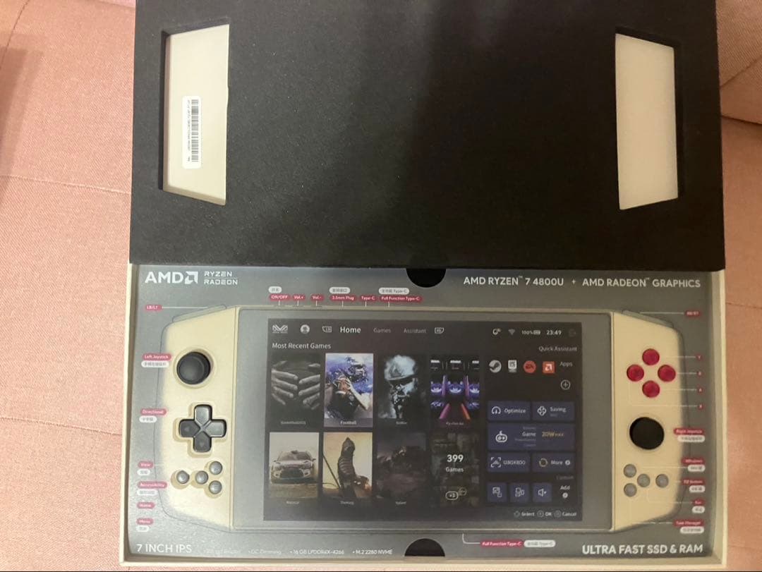 Retro Power ゲーム機 AMD Ryzen 7 4800U