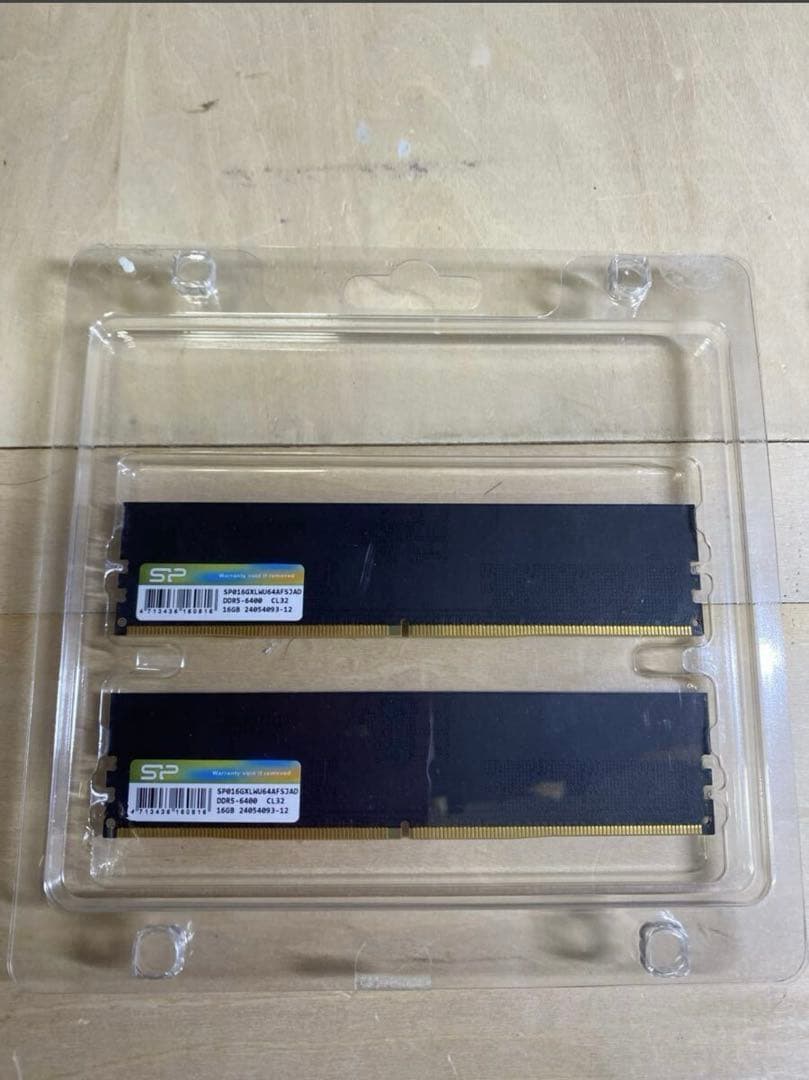 DDR5-6400 32GB （16GB2）メモリ デスクトップ用 ジャンク品