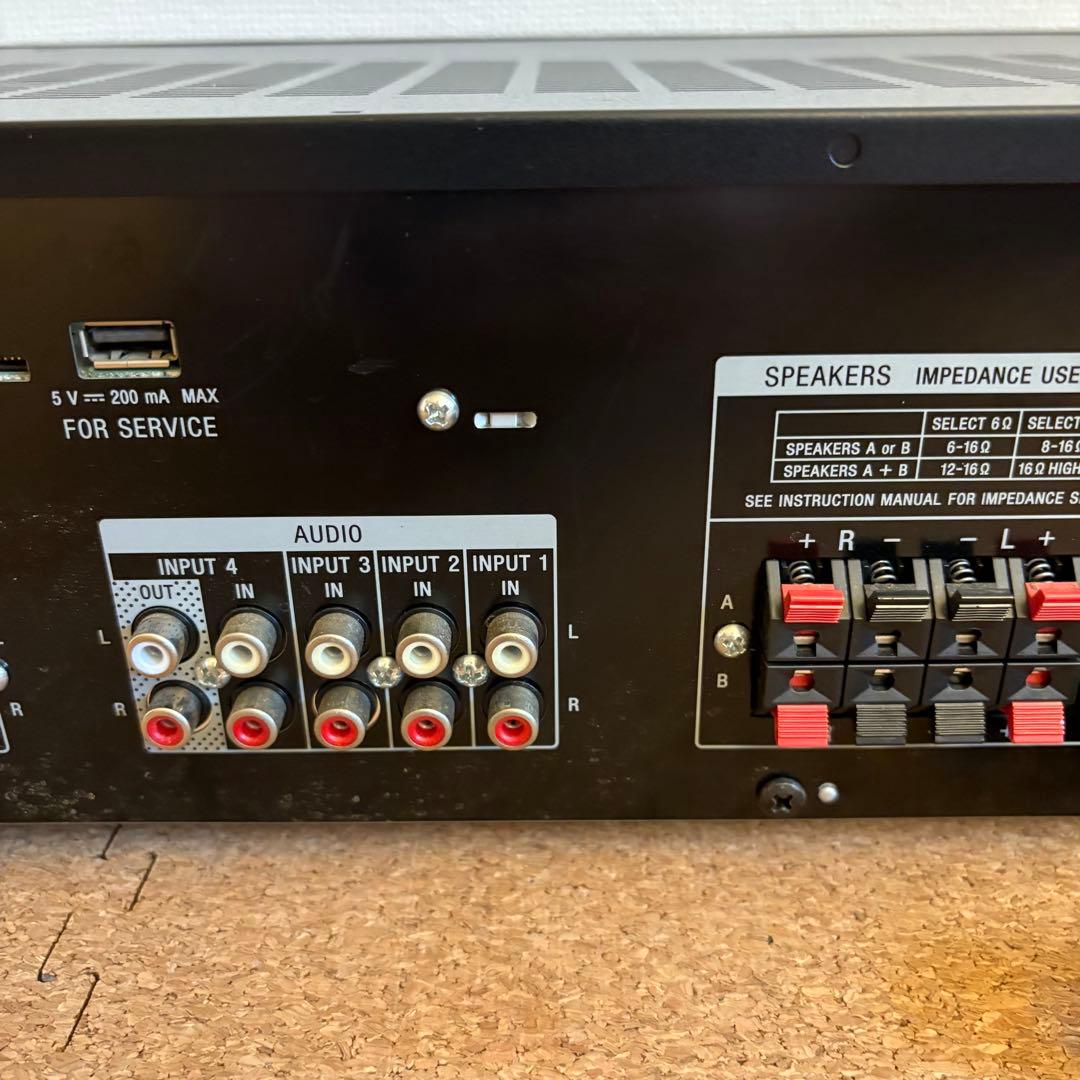 【中古品】SONY ステレオアンプ STR-DH190 リモコン付き