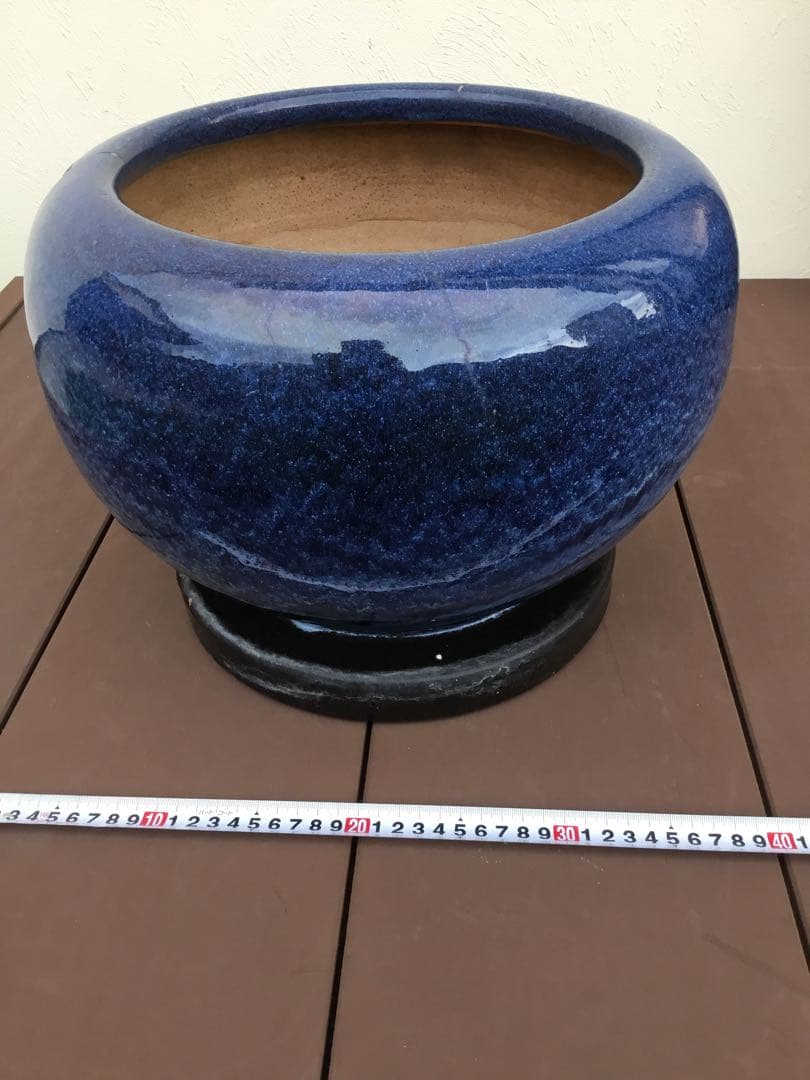 火鉢　メダカ鉢　鉢カバー　古民家　レトロ　昭和　当時　ジャンクガーデン　植木鉢