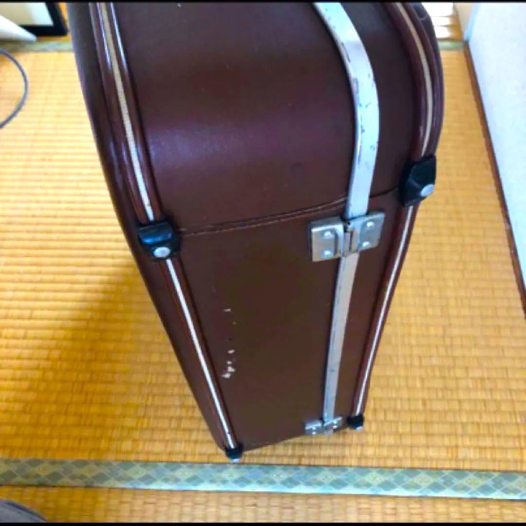 昭和レトロ古いトランク 本革レザー ディスプレイ等々 アンティーク ヴィンテージ