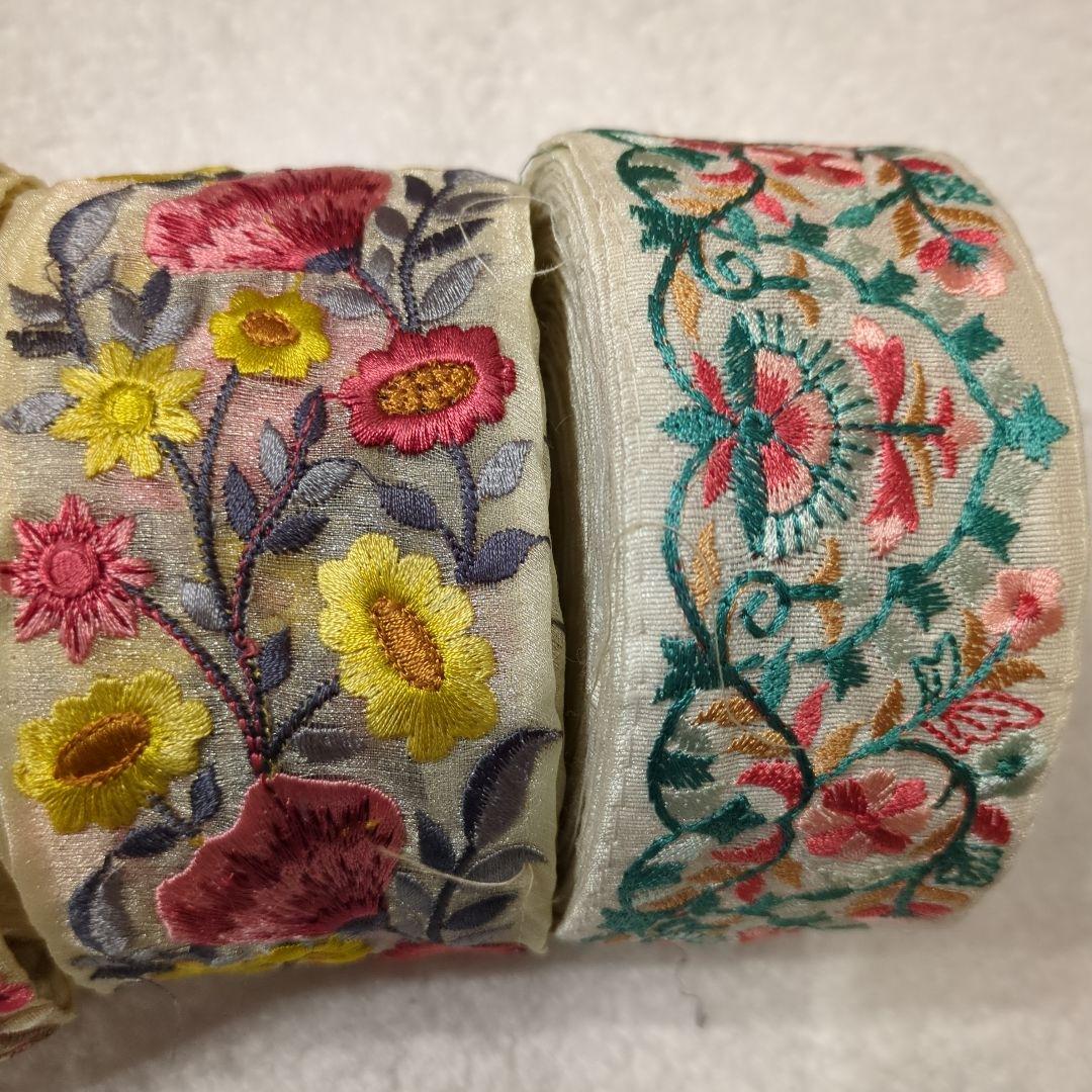 インド刺繍リボン　ロール販売　⑨