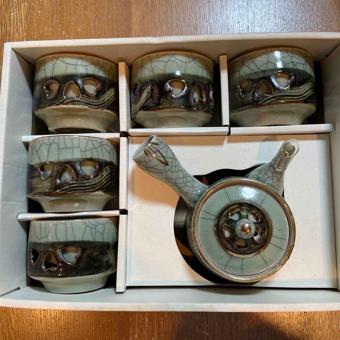 相馬焼　伝統工芸品　茶器　箱あり