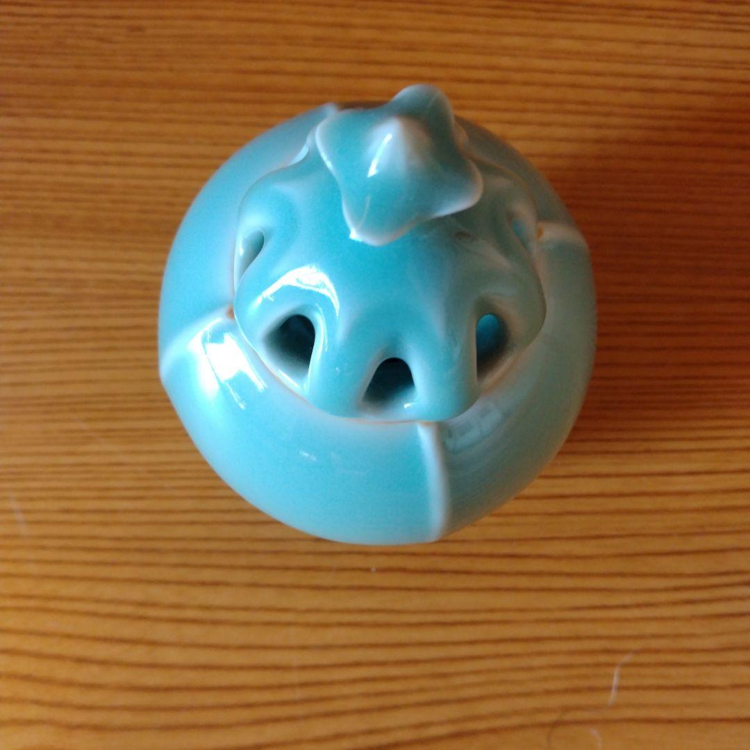 伊万里長春窯　青磁香炉　香合　茶道　床の間飾り　匿名配送
