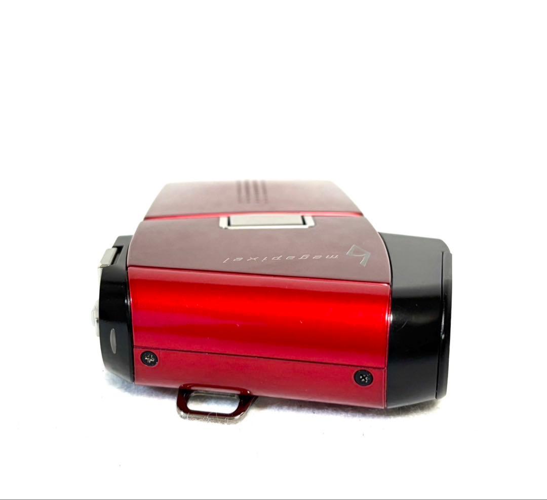【完動品 美品】SANYO Xacti DMX-C6 レッド ムービーカメラ