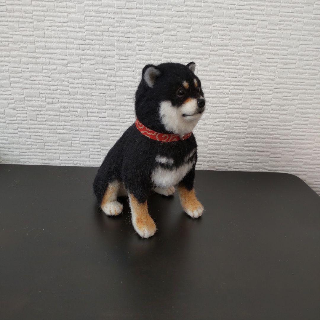 羊毛フェルト☆黒柴☆ハンドメイド