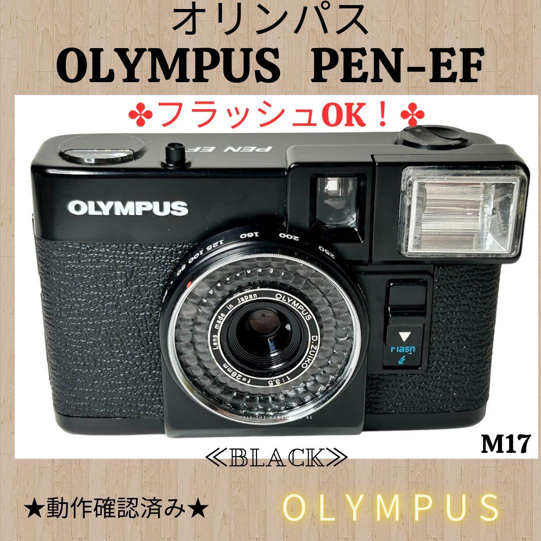 【完動品】★フラッシュOK★オリンパス PEN-EF フィルムカメラ M17