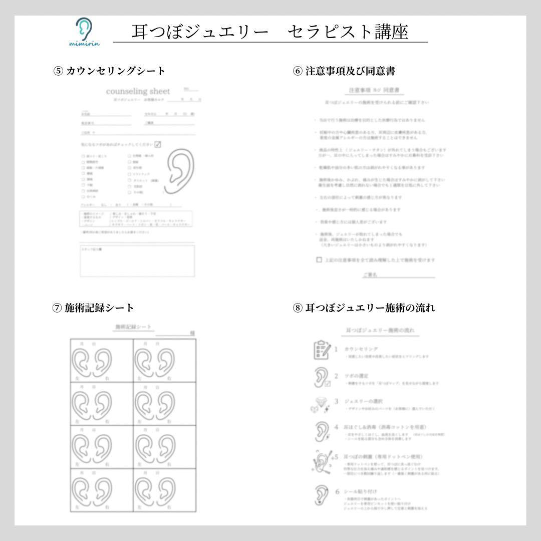 耳つぼジュエリー セラピスト講座　【アフターサポートなし】