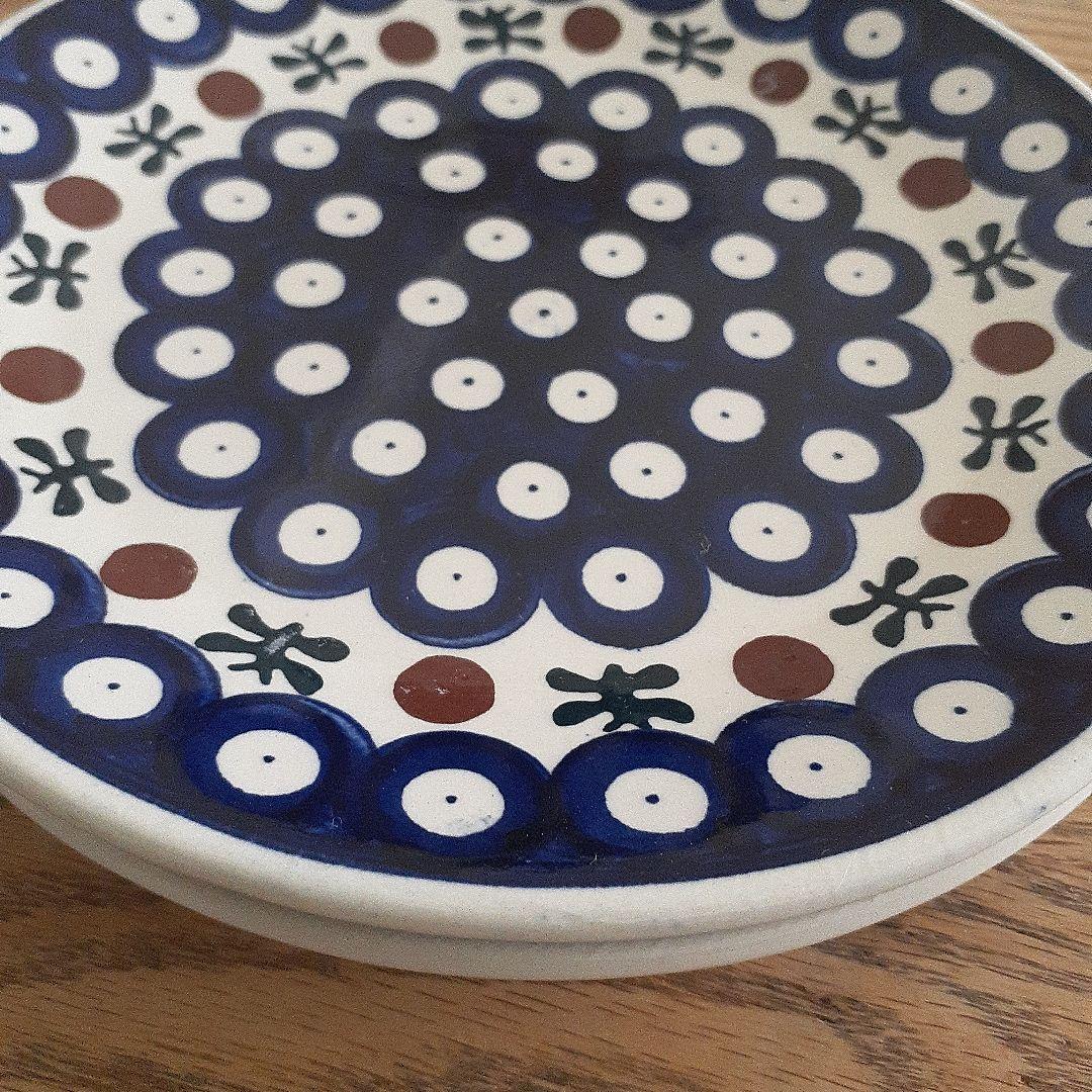 ポーランド製 ハンドメイド 皿 2枚セット
